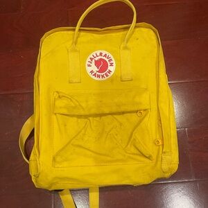 Fjallraven Kanken Yellow Backpack